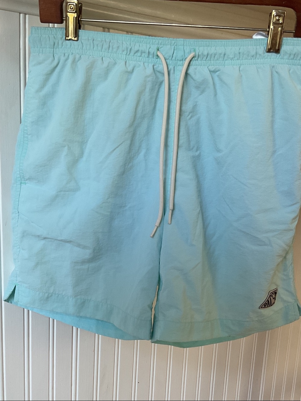 PacSun Light Blue Men’s Athletic Shorts with White Drawstring